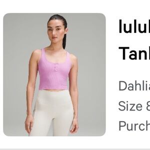 Lululemon lululemon Align™ Ribbed Henley
Tank top